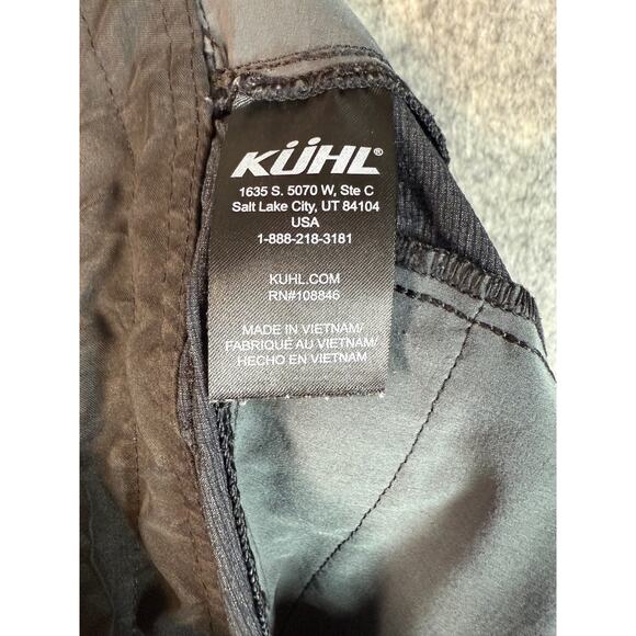 Kuhl Mens Deceptr Black Outdoor Hiking Recreation Pants 32x30 (Tag 32x32) - Picture 8 of 12